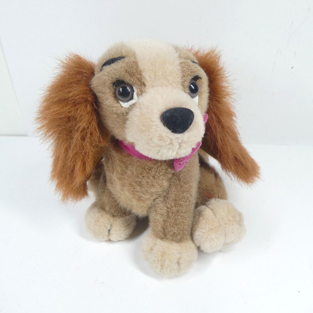 Lady And The Tramp Lady Plush Dog 7" Vintage Disney Store Stuffed Animal